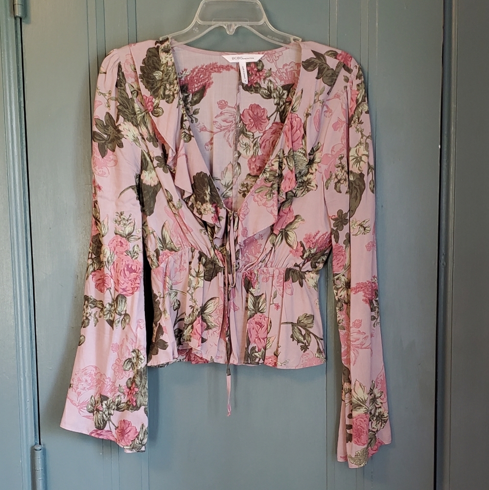 BCBG Flouncy Blouse